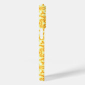 Tulip floral damassé orange jaune coque (Verso / Droite)