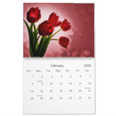 Tulip Floral Gardens 12 mois Calendrier GRANDE (Feb 2026)