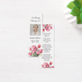 Tulip Floral Photo Funeral Signet (Bureau)
