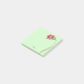 Tulip Flower Art Naam Post It Note Pad (Schuin)