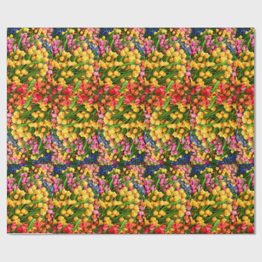 Tulip Flower galore gift Cadeaupapier (Vlak)