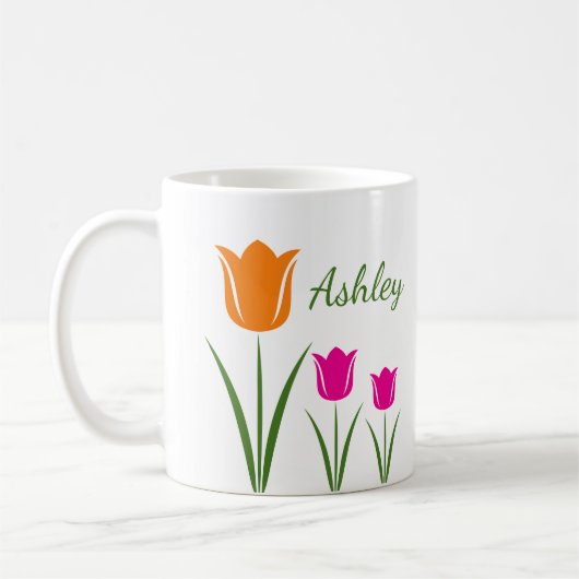 Tulip Flower Mugs (Gauche)