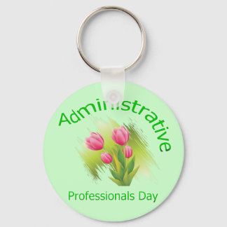 Tulip Flowers Administrative Professionals Day Sleutelhanger
