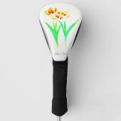 Tulip Flowers Golf Head Hoesje Golfheadcover (Voorkant)