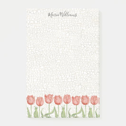 Tulip Garden 4x6 Post-it® Notes (Voorkant)