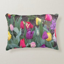 Tulip Garden Accent Pillow Accent Kussen