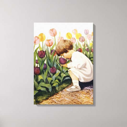 Tulip Garden Canvas Afdruk (Voorkant)
