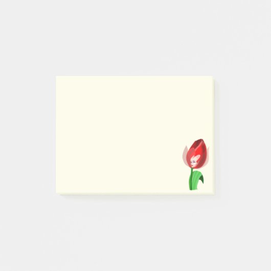 Tulip Girl Post-it® Notes (Devant)