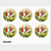 Tulip Happy Name Art Stickers (Feuille)