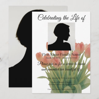 Tulip-herdenkingsuitnodiging Kaart