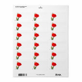 Tulip-label Etiket (Full Sheet)