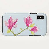 Tulip Magnolias op een iPhone Case (Achterkant (horizontaal))