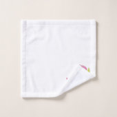 Tulip Magnolias sur un ensemble de serviettes de b (Gant de toilette)