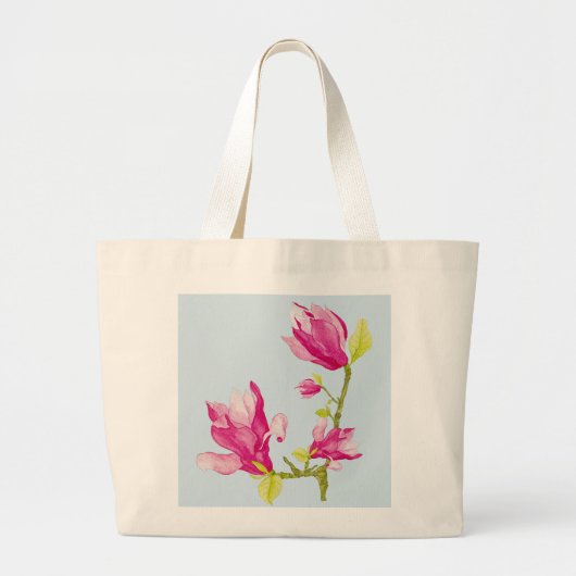Tulip Magnolias sur un Sac fourre-tout (Devant)