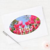 Tulip Ovale Sticker (Envelop)