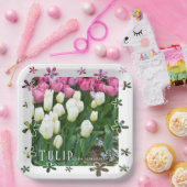 Tulip Papieren Bordje (Feest)