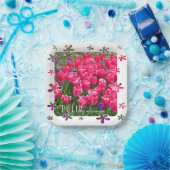 Tulip Papieren Bordje (Feest)