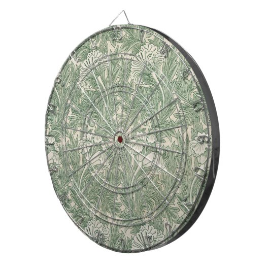 Tulip Pattern (door William Morris) Dartbord (Voorkant Rechts)