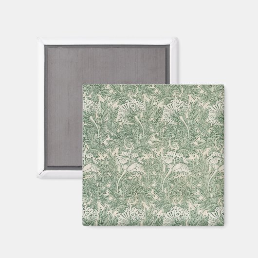 Tulip Pattern (door William Morris) Magneet (Voorkant / Achterkant)