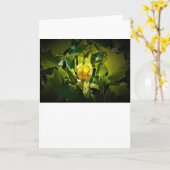 Tulip Poplar Blossom, carte (Fleur jaune)