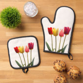 TULIP´S Oven Mitt & Pot Houder Set (Top down)