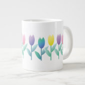 Tulip Spring Tulips New Home Jumbo Mok (Voorkant rechts)