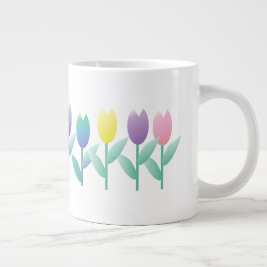 Tulip Spring Tulips New Home Jumbo Mok (Rechts)