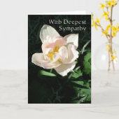 'Tulip' Sympathiekaart Kaart (Gele Bloem)