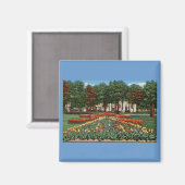 Tulip Time Holland, Michigan Magneet (Voorkant / Achterkant)