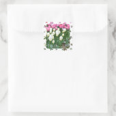 Tulip Vierkante Sticker (Tas)