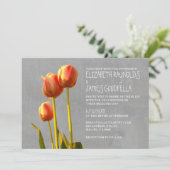 Tulip Wedding Invitations (Debout devant)