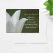 Tulipe blanche sur vert Printemps mariage Charité  (Bureau)