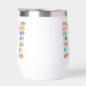 Tulipe colorée Lettrée "M" (Droite)