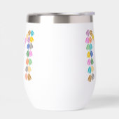 Tulipe colorée Lettrée "M" (Gauche)