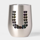 Tulipe colorée Lettrée "U" (Arrière)