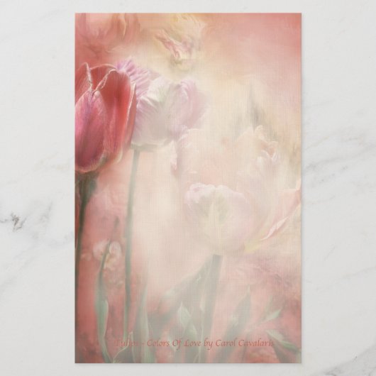 Tulipe-Couleurs de papeterie d'amour (Devant)