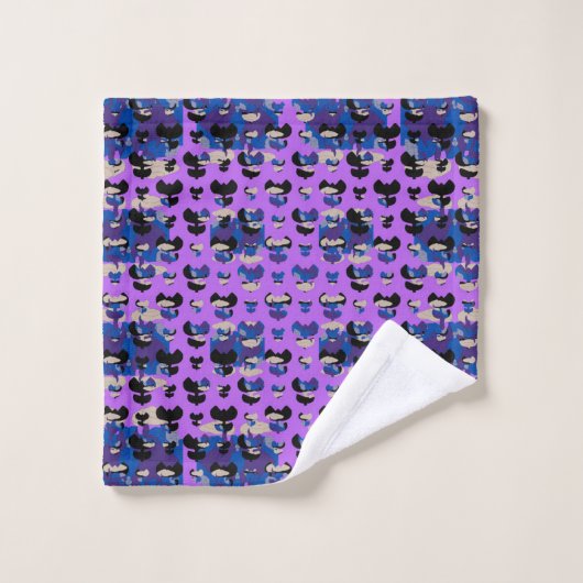Tulipe de Flamme Céleste Contenue (Gant de toilette)