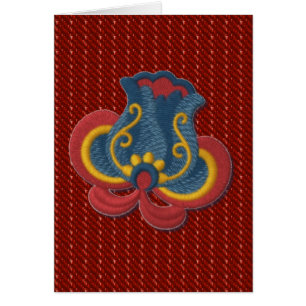 Tulipe de Rosemaling de Norvégien