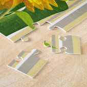 Tulipe de tournesol blanc Puzzles papillon (Côté)