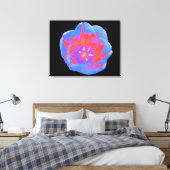 Tulipe fluorescente en toile (Insitu(Chambre))