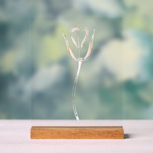 Tulipe - Illustration Élégante (Neutre)