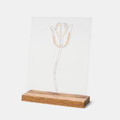 Tulipe - Illustration Élégante (Angle)