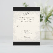 Tulipe rayée rouge et blanc - Faire-part de mariag (Debout devant)