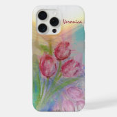 Tulipe rose aquarelle (Verso)