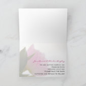 Tulipe rose ・ Enregistrer la carte de date (Intérieur)
