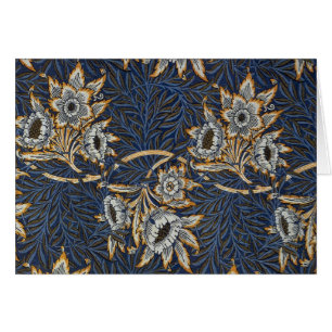 Tulipe Saules Motif Bleu Floral de William Morris