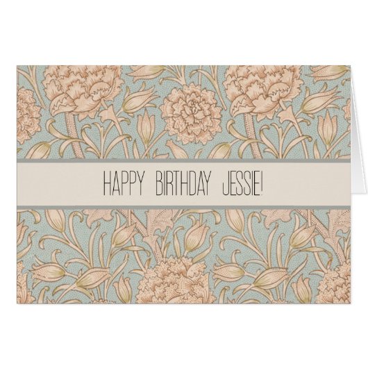 Tulipe sauvage de William Morris, design floral (Devant horizontal)