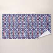 Tulipe turque Arabesque orientale Art visuel flora (Serviette de bain)
