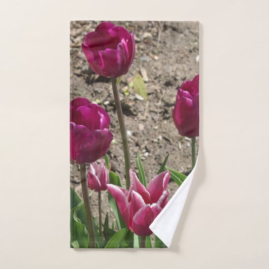 Tulipes (Serviette à main)