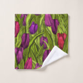 Tulipes (Gant de toilette)